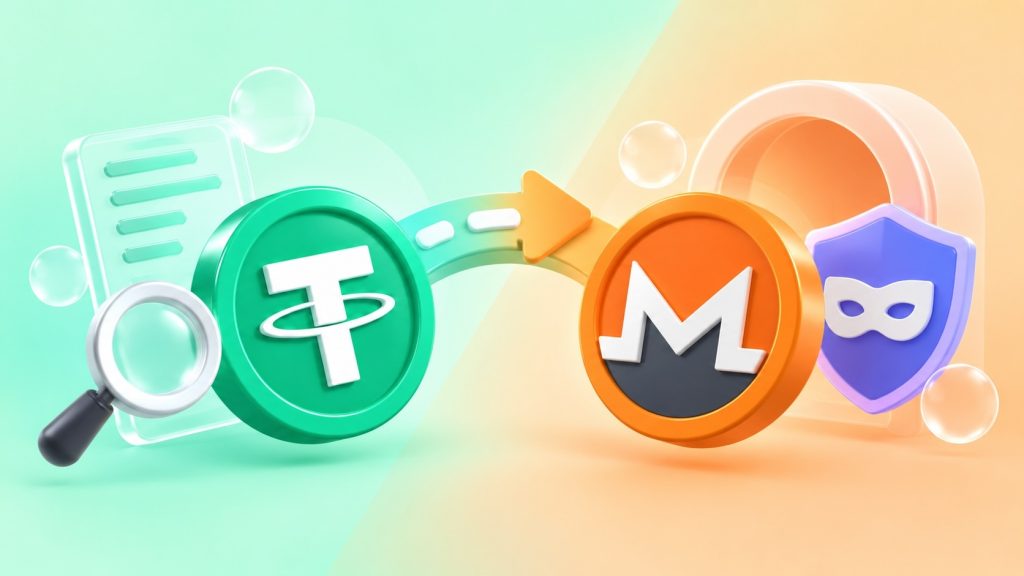 USDT to XMR: A Bridge Between Transparency and Privacy