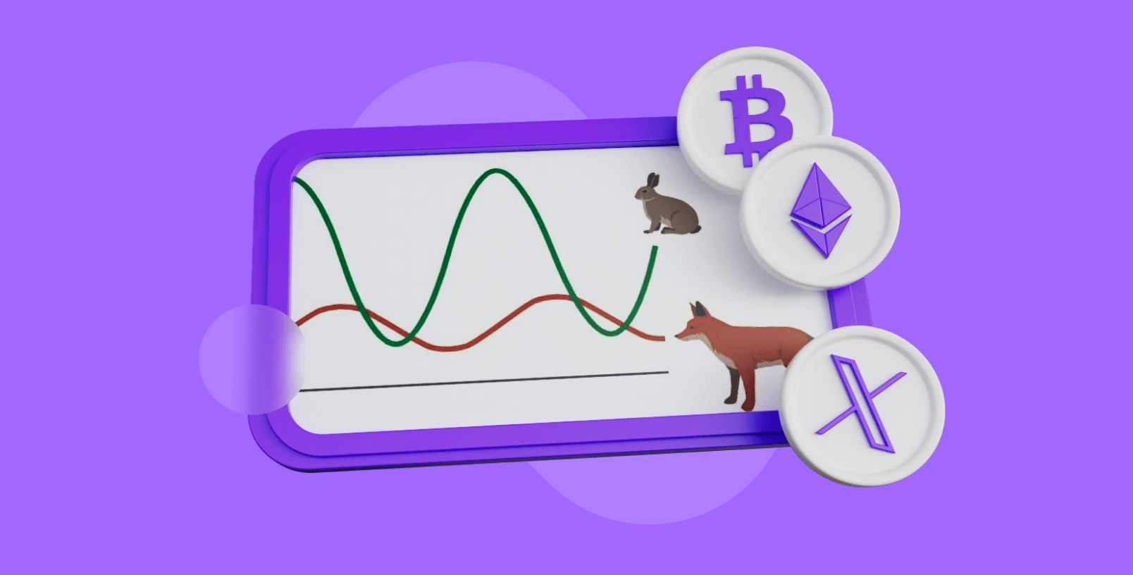 Predator-Prey Strategy in Crypto Market