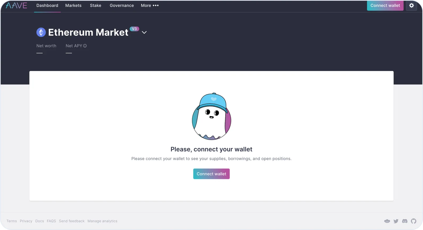 ethereum market wallet aave