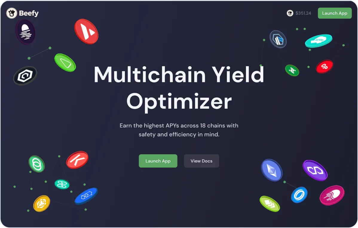 beefy finance multichain yield optimizer
