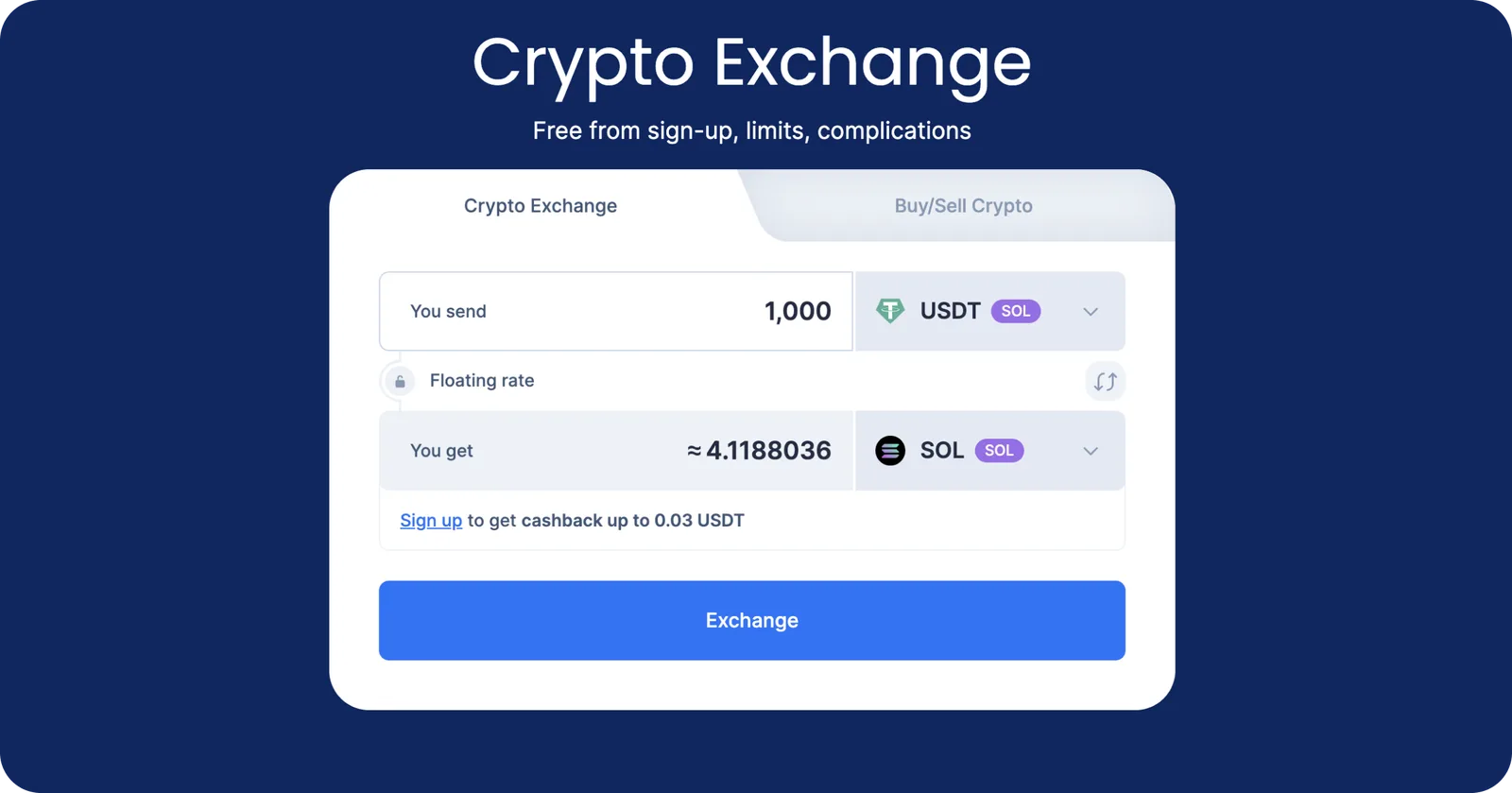 simpleswap exchange