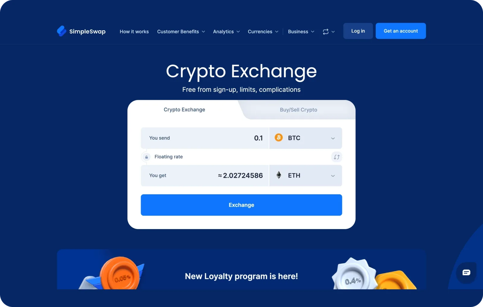 simpleswap exchange