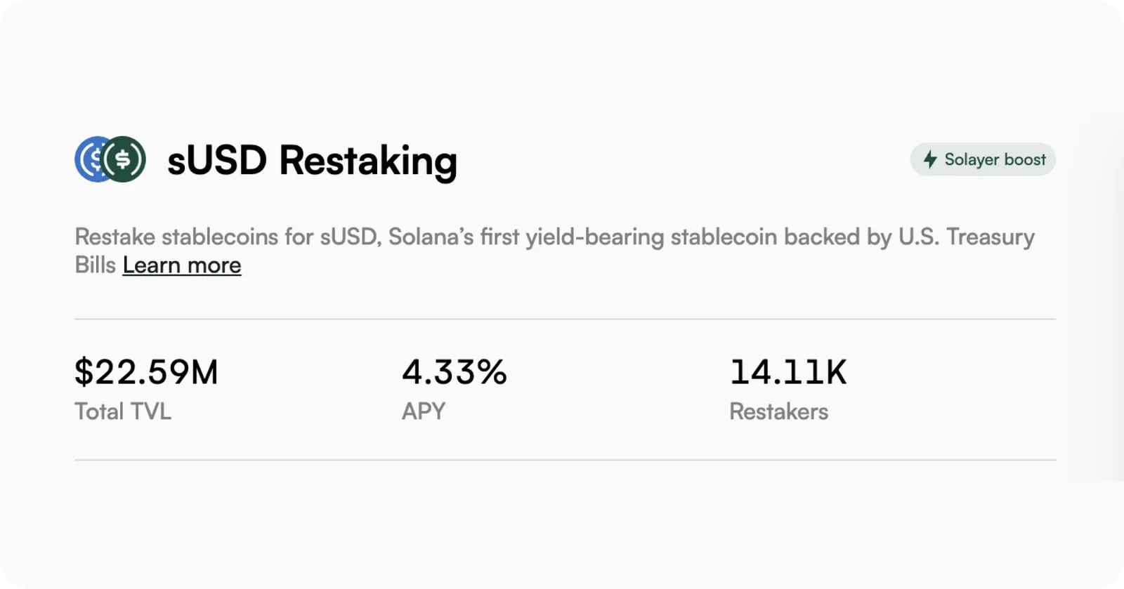 susd restaking